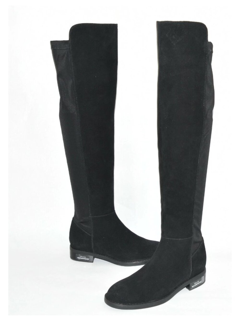 New! Blondo Ethos OTK Waterproof Stretch Boot Black Suede Size 6 B6150 CO1